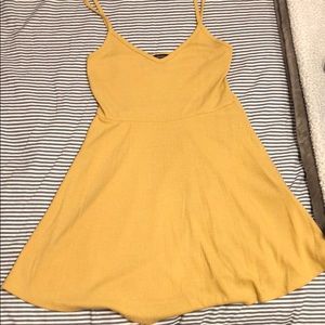 Yellow tank dress